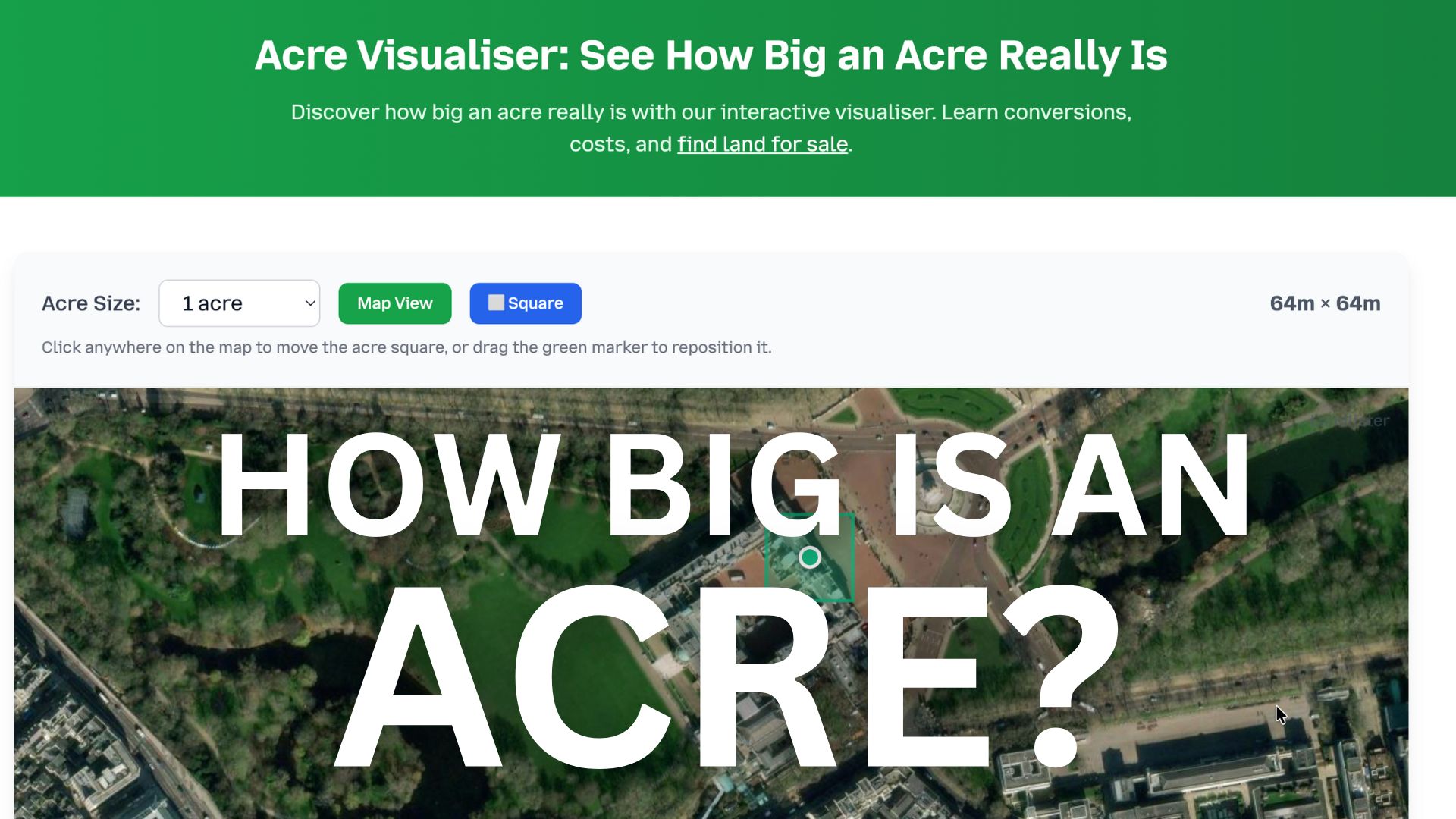 Acre Visualiser Tool